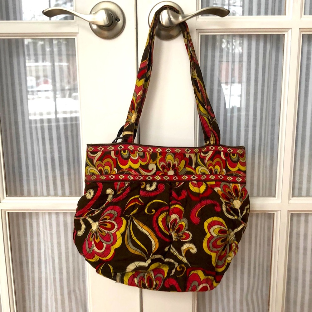 Vera Bradley Puccini Morgan Large Tote Bag Purse
